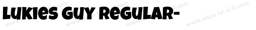 lukies guy regular字体转换